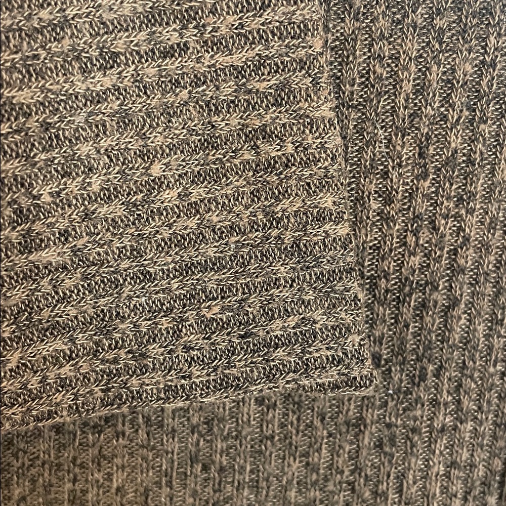 MNG Mango Textured Ribbed Long SleevedButton Up Sweater - Picture 3 of 6